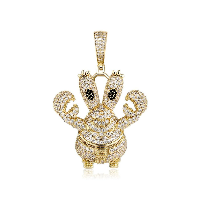 Crab Cartoon Pendant 14K - ICECI