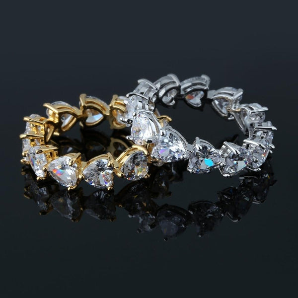 CRYSTAL HEART RING 18K - ICECI