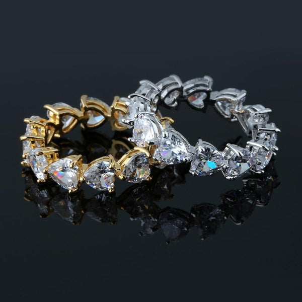 CRYSTAL HEART RING 18K - ICECI