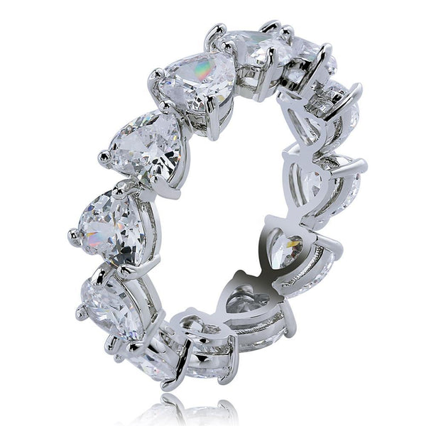 CRYSTAL HEART RING 18K - ICECI