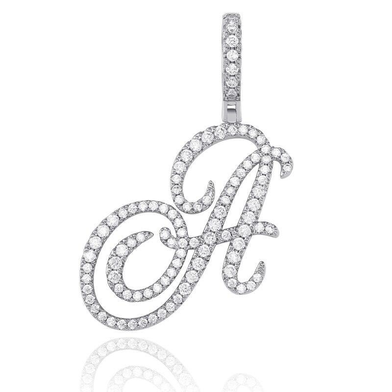 CUSTOM CURSIVE FONT PENDANT 18K - ICECI