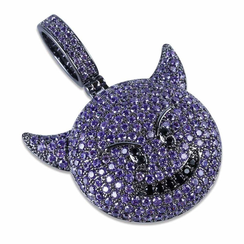 DEMON EMOJI PENDANT 14K - ICECI