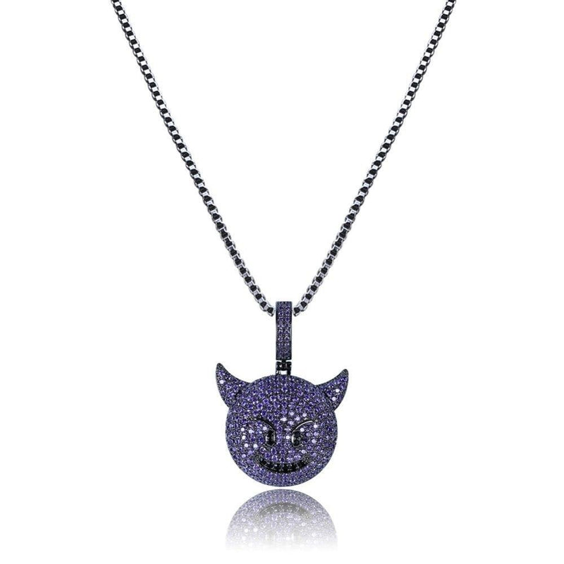 DEMON EMOJI PENDANT 14K - ICECI