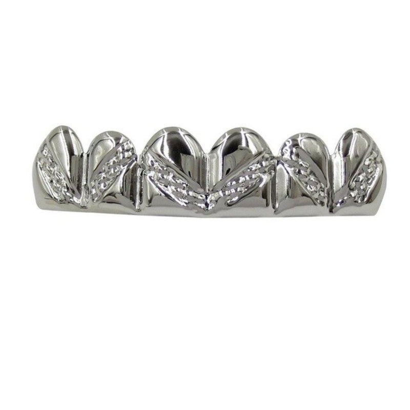 Diamond Dust Stripe Top Grillz 14K - ICECI