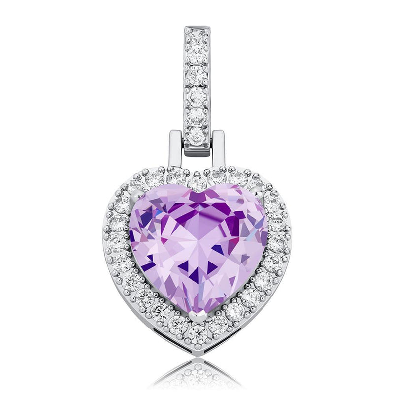 DIAMOND HEART PENDANT 14K - ICECI