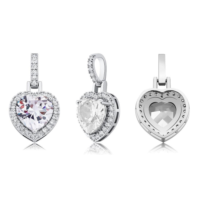 DIAMOND HEART PENDANT 14K - ICECI