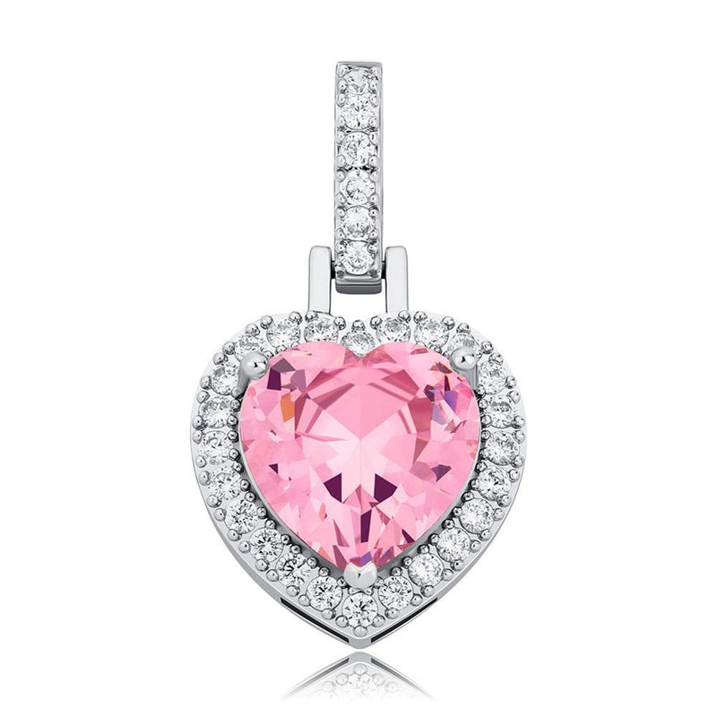 DIAMOND HEART PENDANT 14K - ICECI