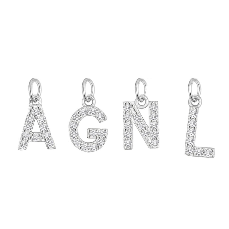 diamond letter charms, diamond letter charms Suppliers and