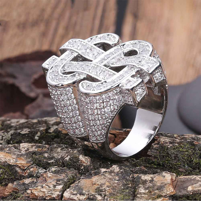 DOLLAR SIGN RING 14K - ICECI