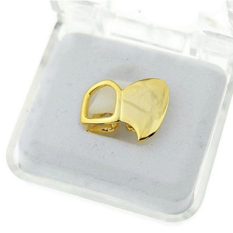 Double Cap Fang Grillz 14K - ICECI