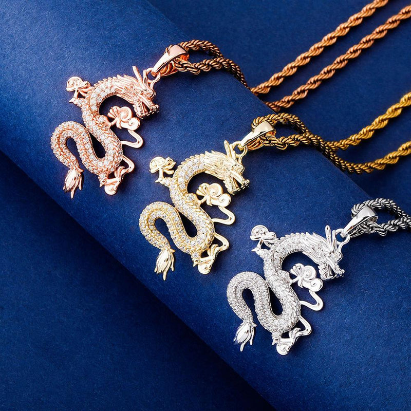 DRAGON SPIRIT PENDANT 14K - ICECI