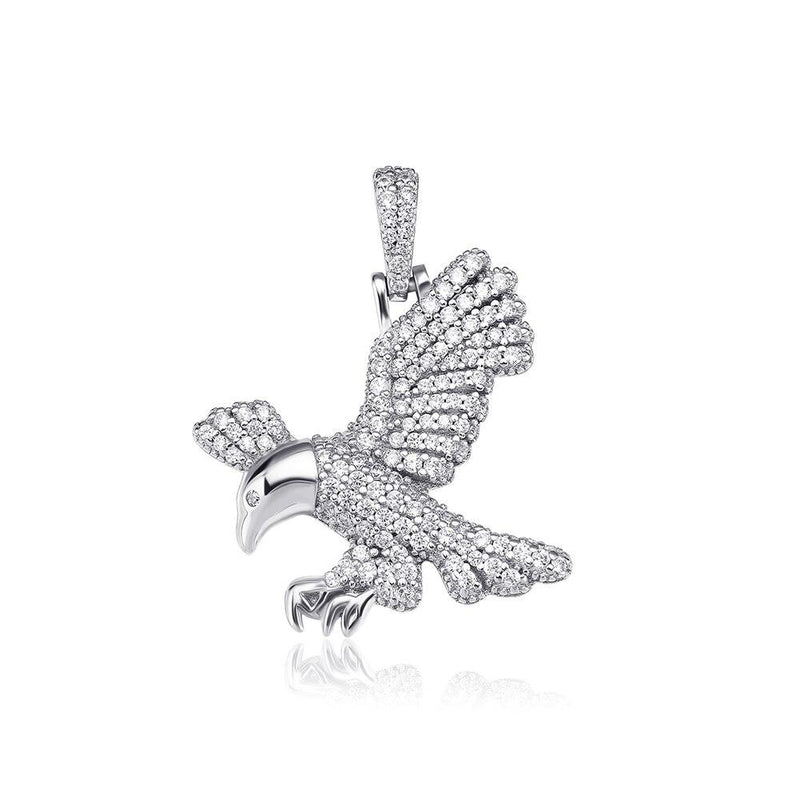 Eagle Pendant 14K x Sterling Silver - ICECI