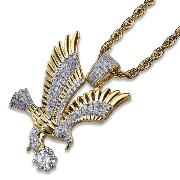 EAGLE PENDANT 18K - ICECI