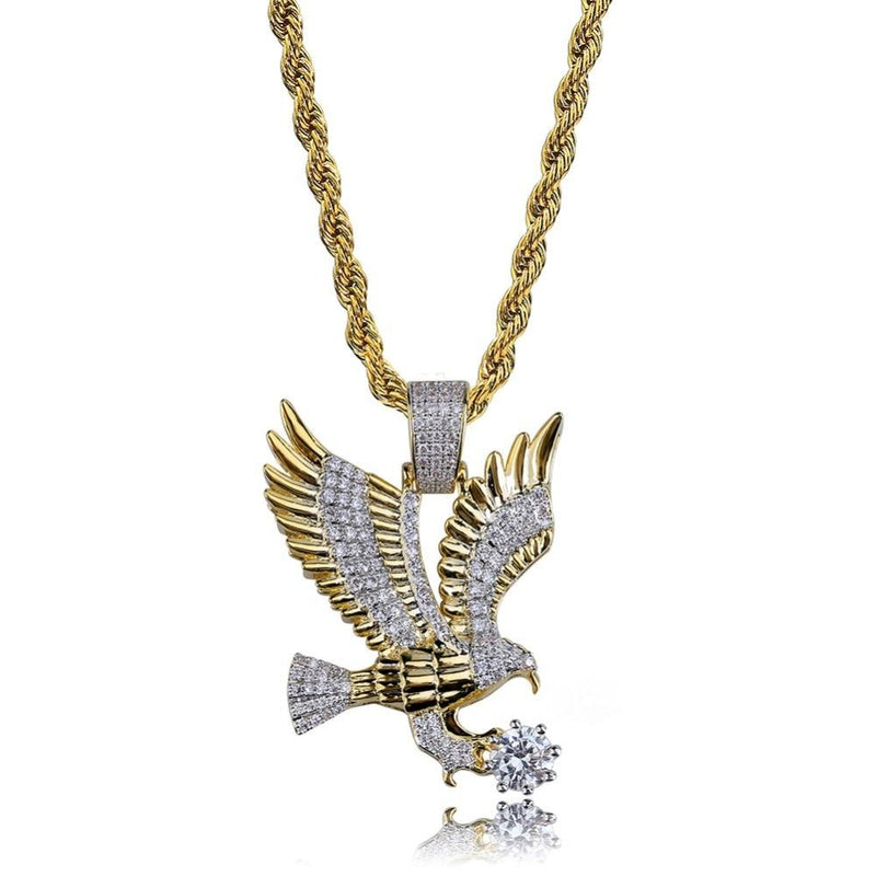 EAGLE PENDANT 18K - ICECI