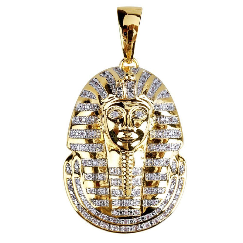 Egyptian Pharaoh Pendant 18K - ICECI