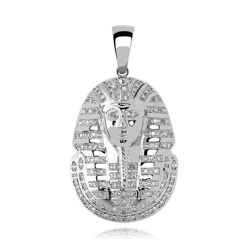 Egyptian Pharaoh Pendant 18K - ICECI