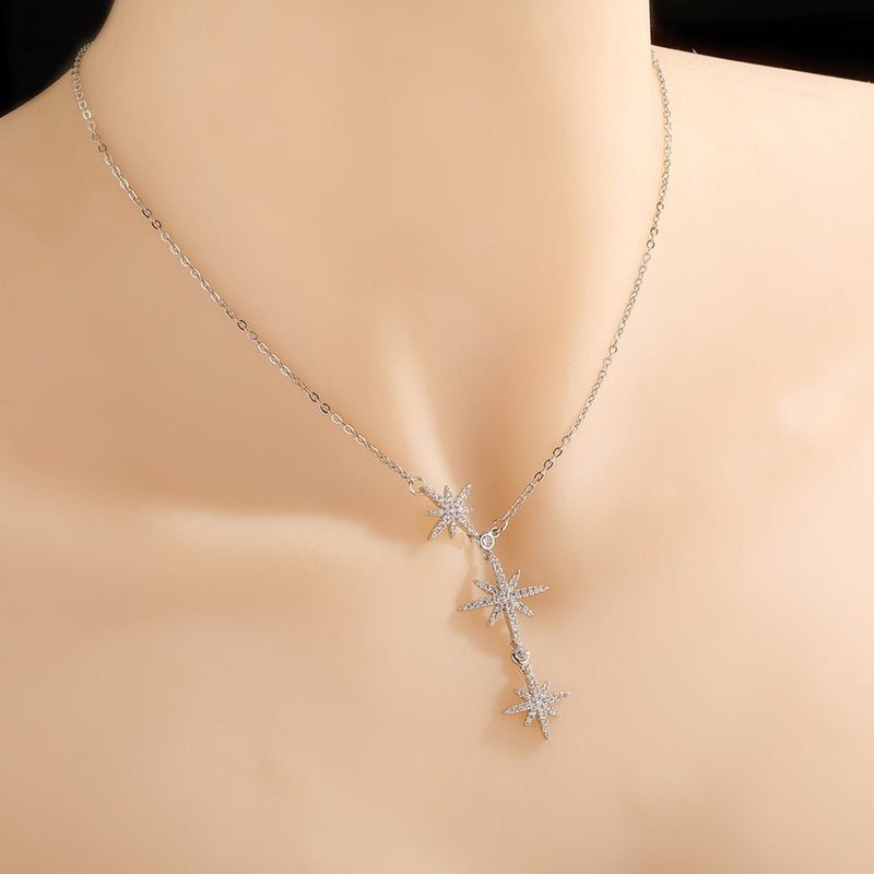 Eight Awn Star Pendant 14K - ICECI