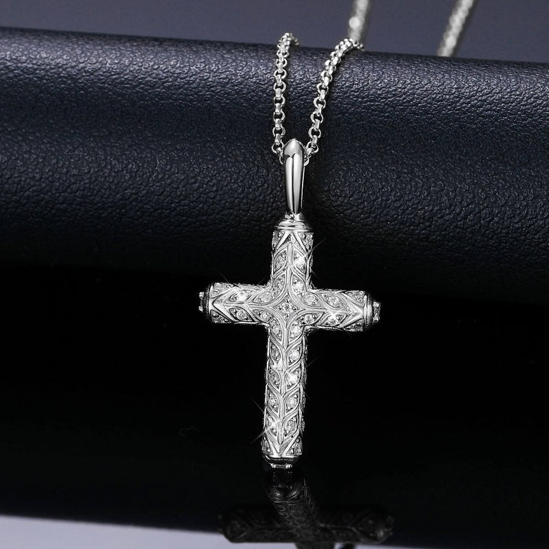 Enchanted Cross Pendant 18K x Moissanite - ICECI