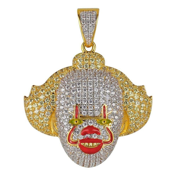 Evil Dancing Clown Pendant 18K - ICECI