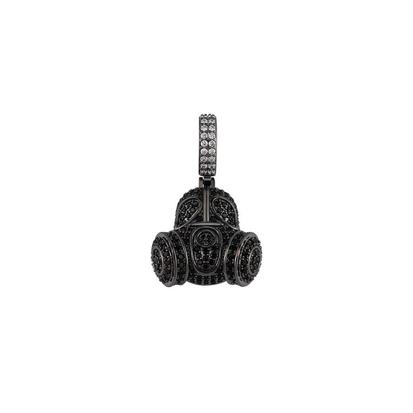 Gas Mask Pendant 14K - ICECI