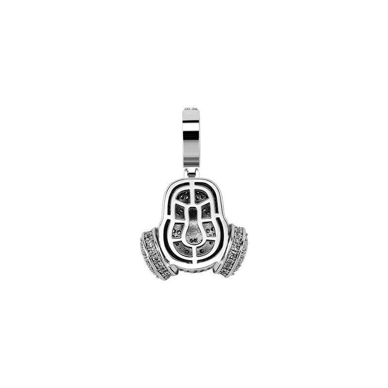 Gas Mask Pendant 14K - ICECI