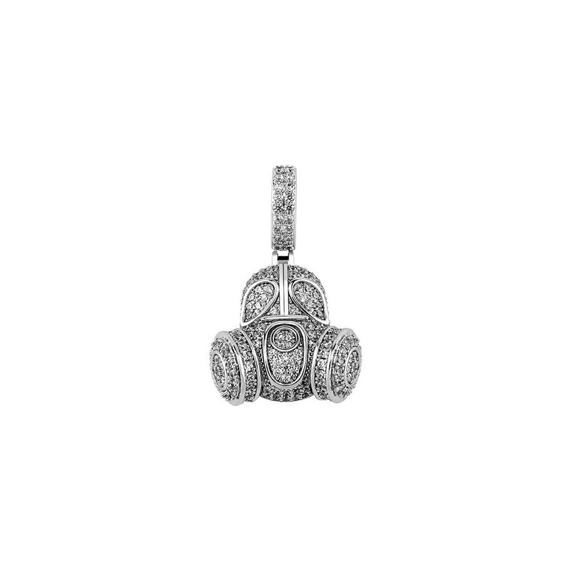 Gas Mask Pendant 14K - ICECI