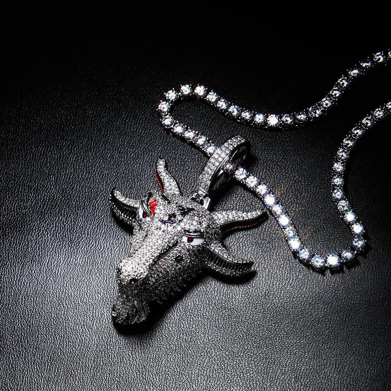 GOAT HEAD PENDANT 14K - ICECI