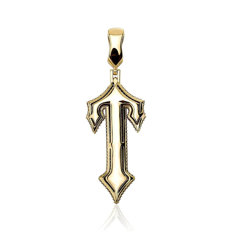 Gothic T Pendant 14K - ICECI