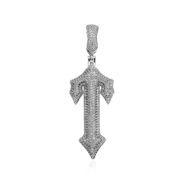 Gothic T Pendant 14K - ICECI