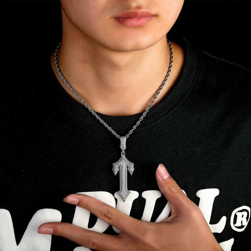 Gothic T Pendant 14K - ICECI
