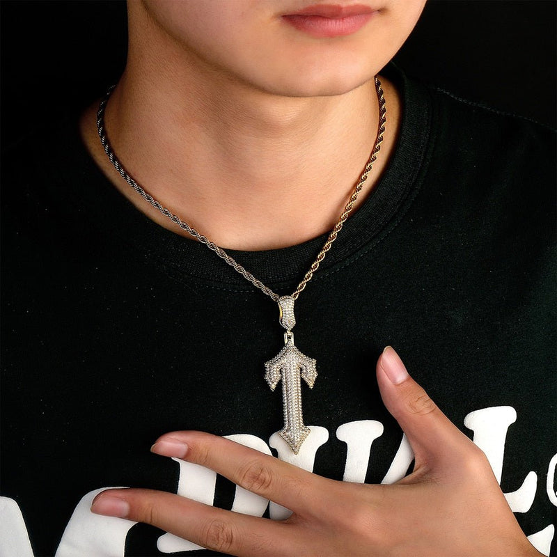 Gothic T Pendant 14K - ICECI