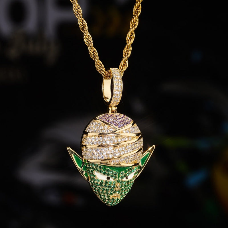 Green Junior Demon Pendant 18K - ICECI