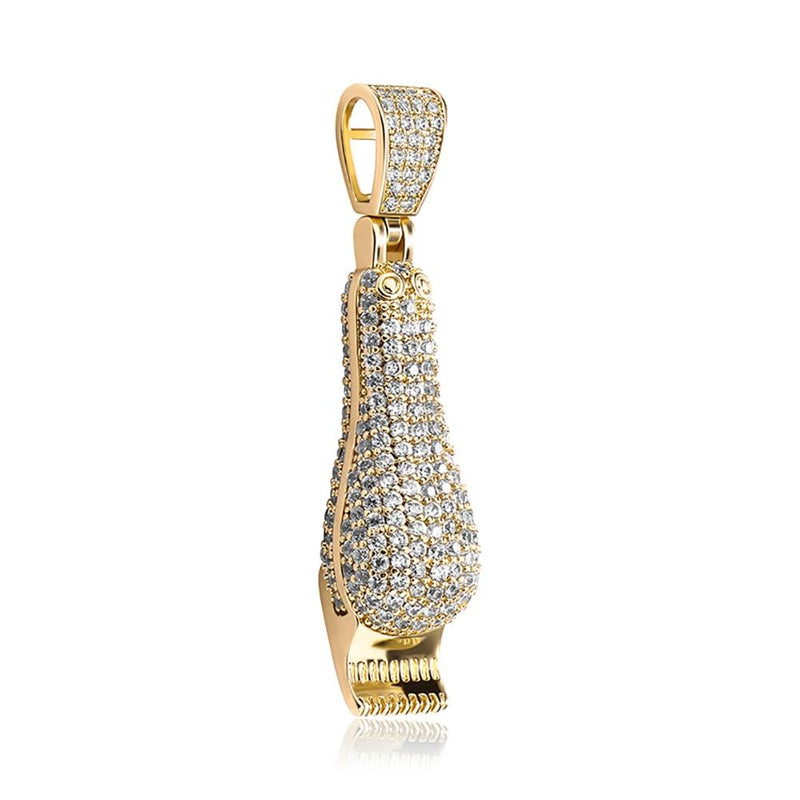 Hair Clipper Pendant 14K - ICECI