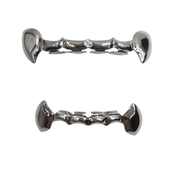 HALF TEETH VAMPIRE FANG GRILLZ 14K - ICECI