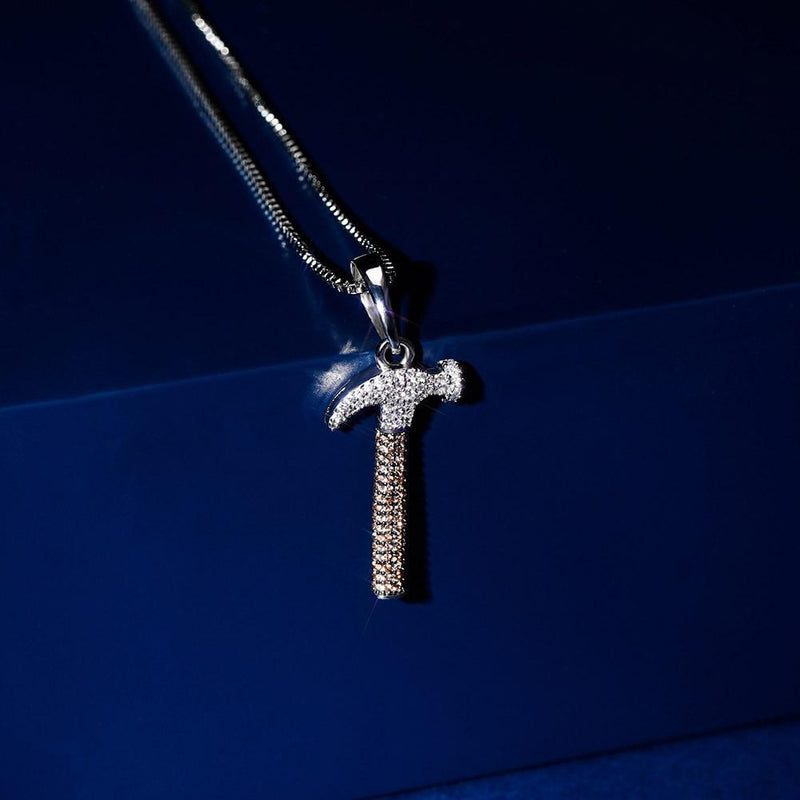 HAMMER PENDANT 14K X STERLING SILVER - ICECI