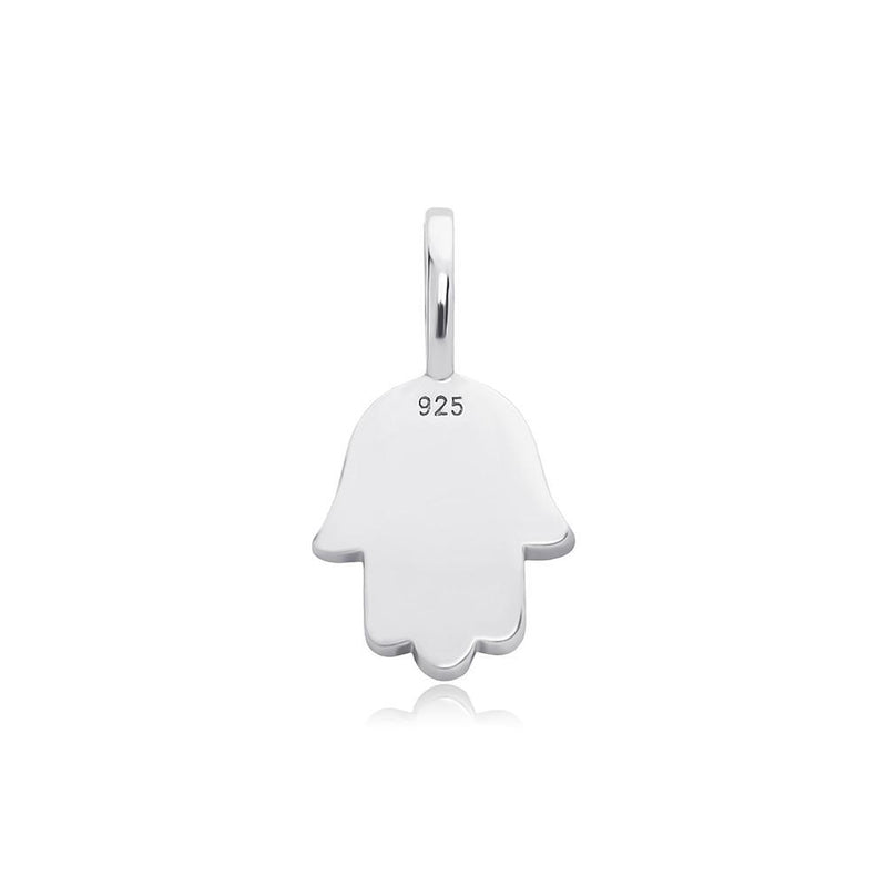 HAMSA HAND PENDANT 14K X STERLING SILVER - ICECI