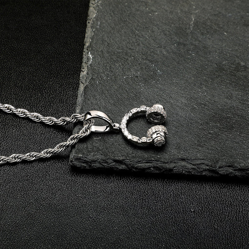 Headphones Pendant 14K - ICECI