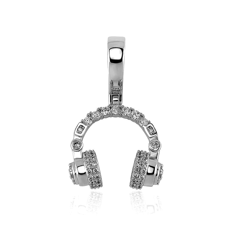 Headphones Pendant 14K - ICECI