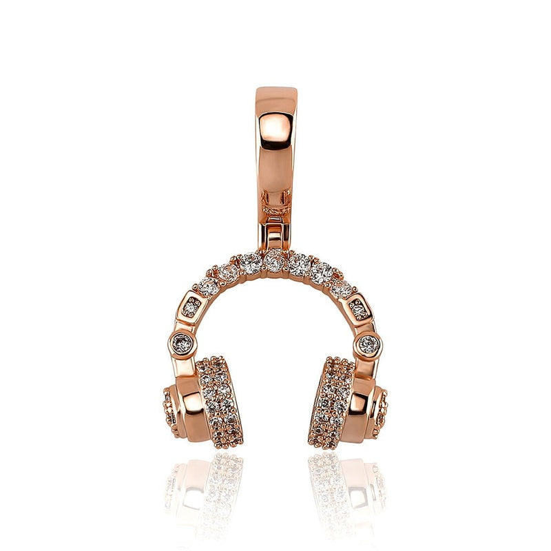 Headphones Pendant 14K - ICECI