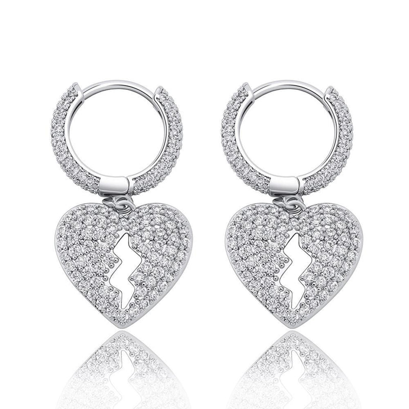 HEARTBREAK DROP EARRINGS 14K - ICECI