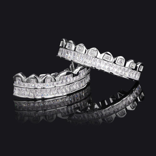 Iced 6 Teeth Baguette Grillz 14K - ICECI