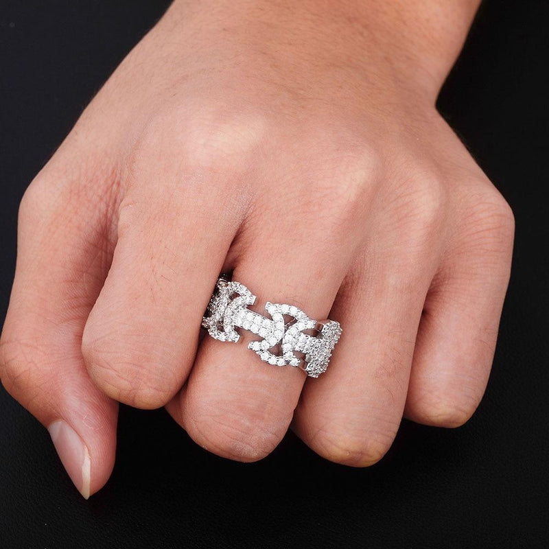 ICY 6 BUTTERFLY RING 14K - ICECI