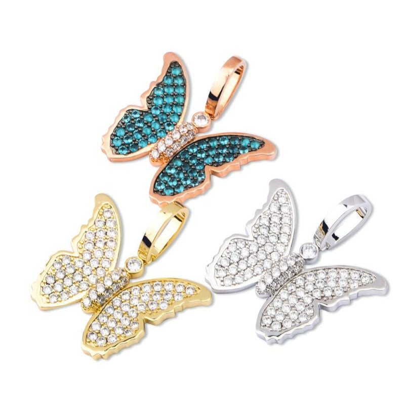 ICY BUTTERFLY PENDANT 18K - ICECI