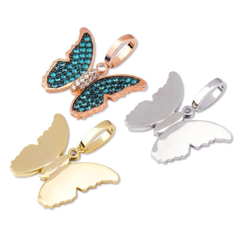 ICY BUTTERFLY PENDANT 18K - ICECI