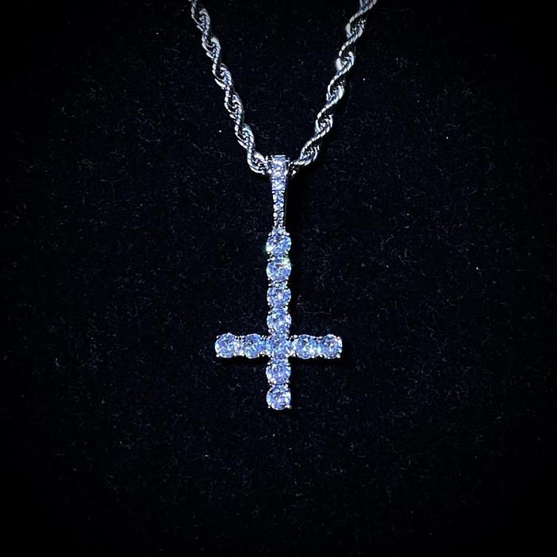 INVERTED CROSS PENDANT 14K - ICECI