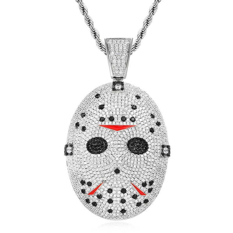 Jason Voorhees Mask Pendant 18K - ICECI