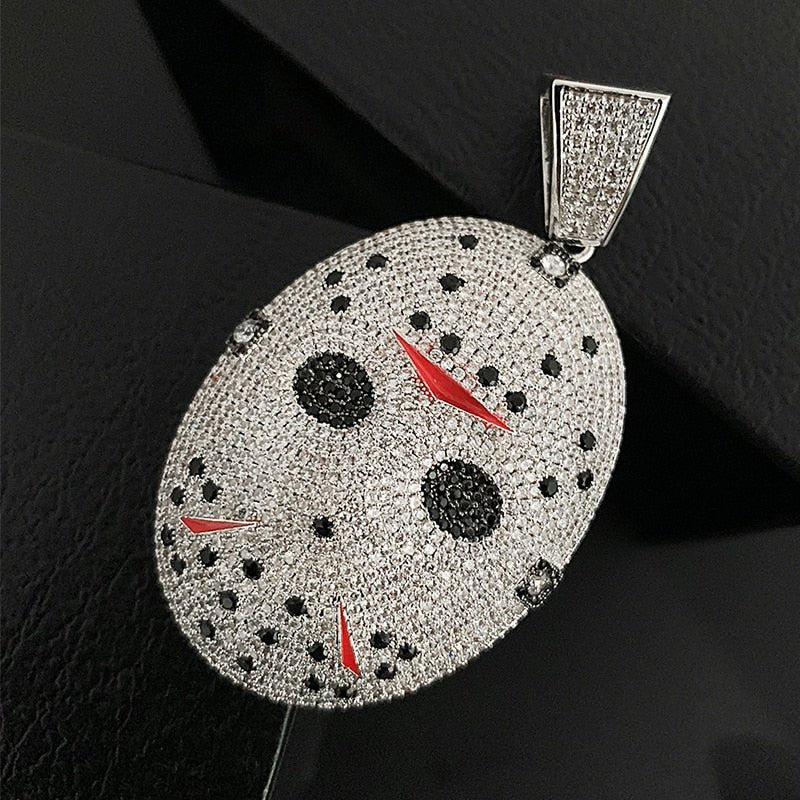 Jason Voorhees Mask Pendant 18K - ICECI