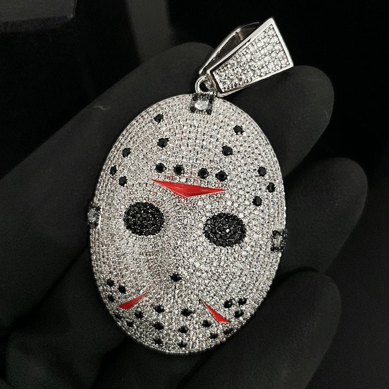 Jason Voorhees Mask Pendant 18K - ICECI