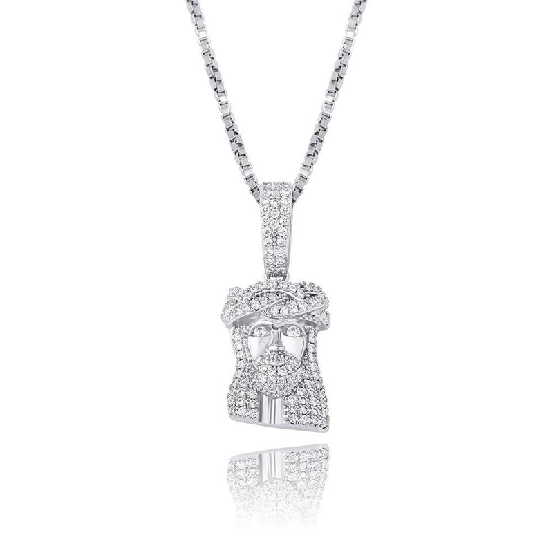 JESUS PIECE PENDANT 14K X STERLING SILVER - ICECI