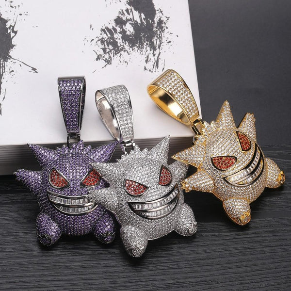 LARGE GENGAR PENDANT 18K - ICECI